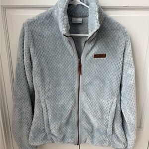 Columbia Women's Soft Blue Teddy Jacket